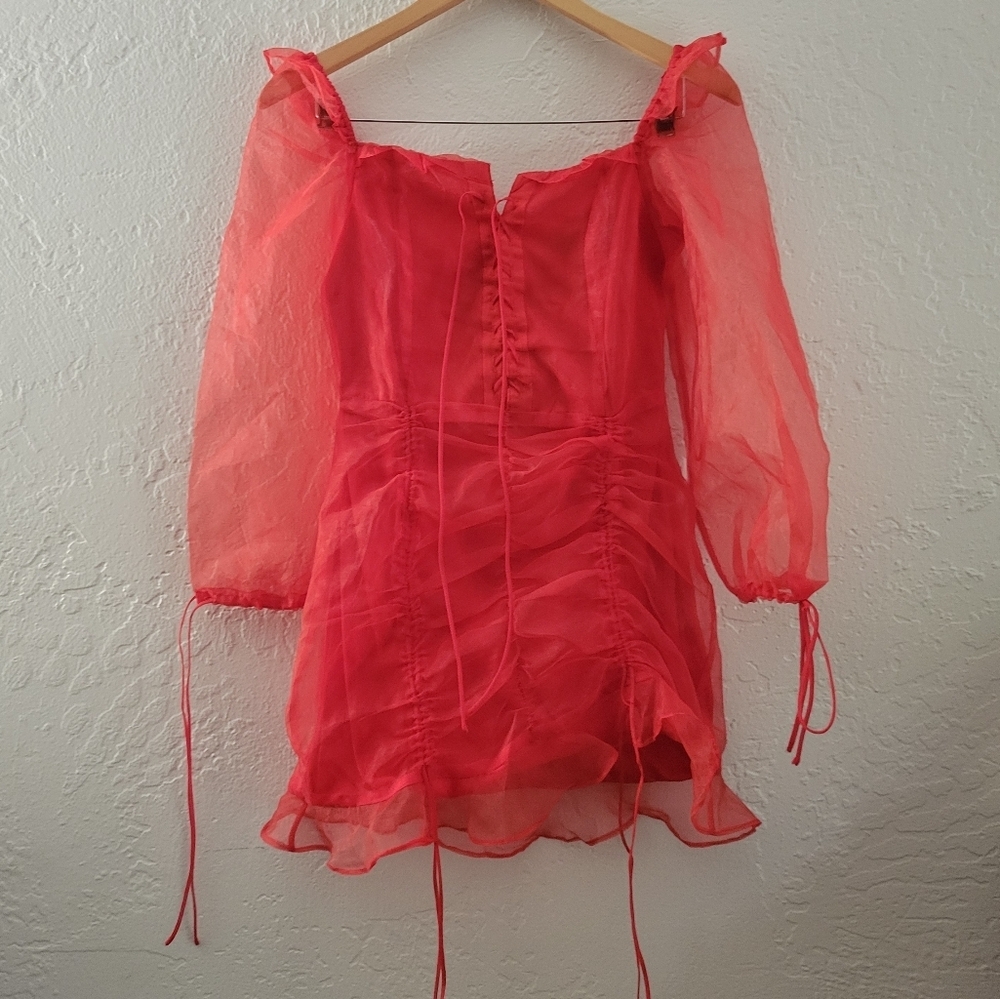 LIONESS Feng Shui Mini Red Dress Size Small NWT